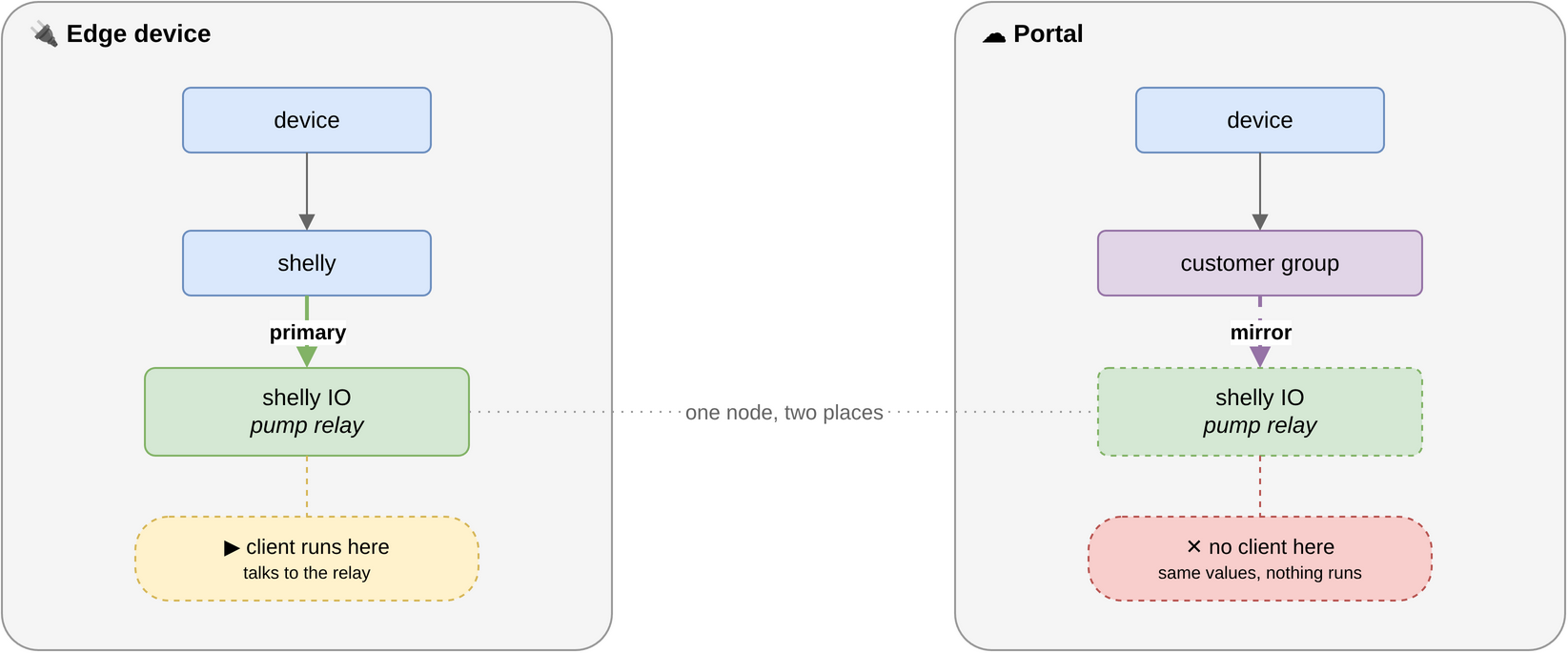 primary and mirror edges